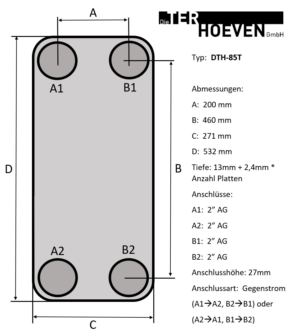 DTH-85T-100 4x2"AG